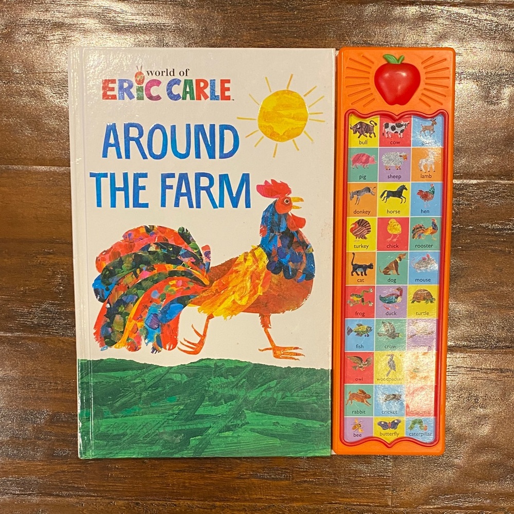 5/$10 Kids Books | World of Eric Carle Around the Farm Sound Book